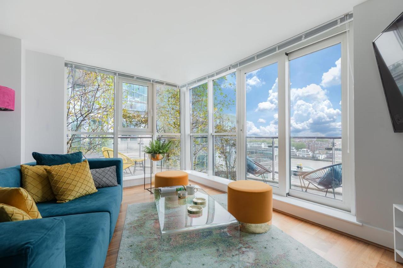 Best Thames View In Town! Large Luxxe Nomad Design Family Home London Eksteriør bilde