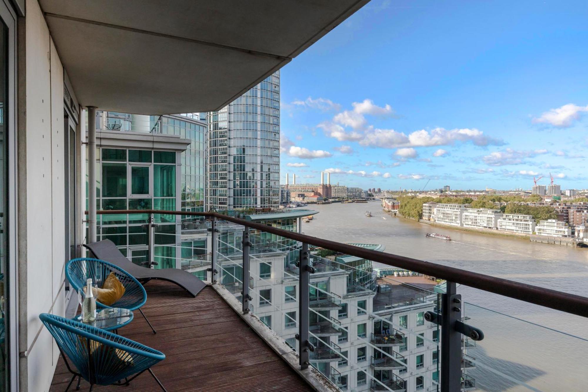 Best Thames View In Town! Large Luxxe Nomad Design Family Home London Rom bilde