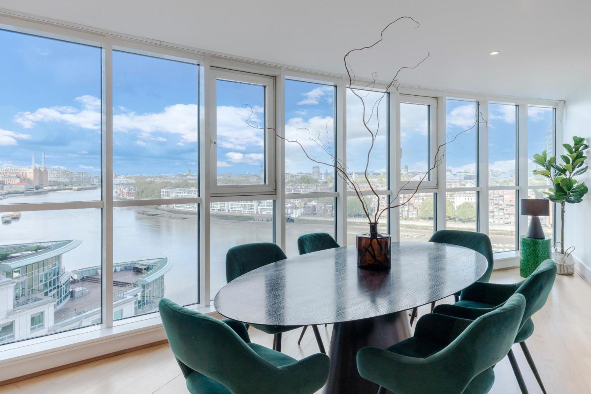 Best Thames View In Town! Large Luxxe Nomad Design Family Home London Rom bilde