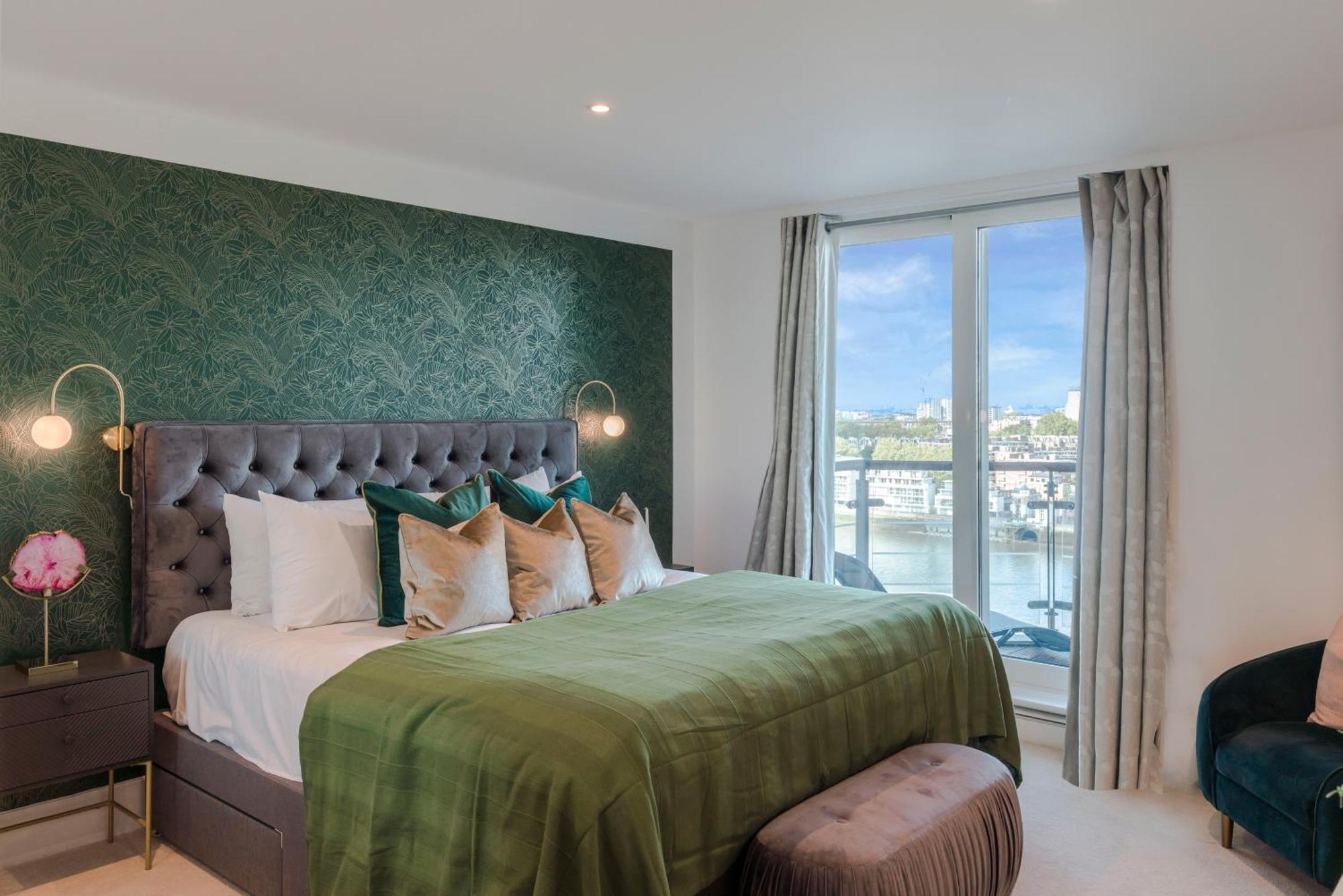 Best Thames View In Town! Large Luxxe Nomad Design Family Home London Rom bilde